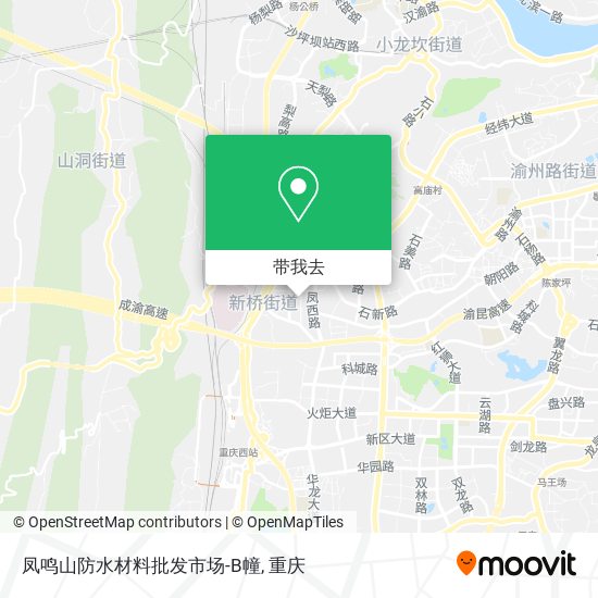 凤鸣山防水材料批发市场-B幢地图