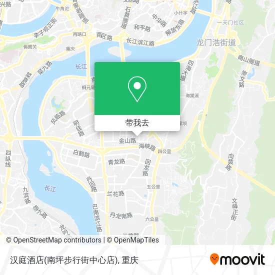 汉庭酒店(南坪步行街中心店)地图