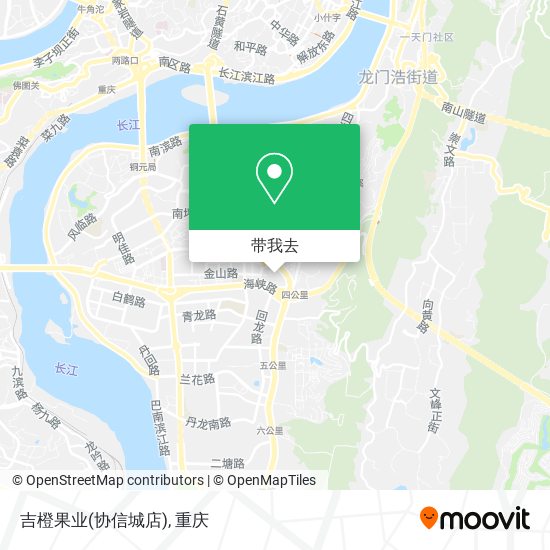 吉橙果业(协信城店)地图