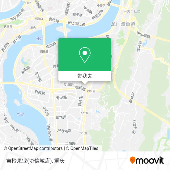 吉橙果业(协信城店)地图