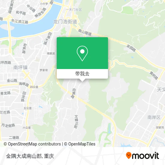 金隅大成南山郡地图