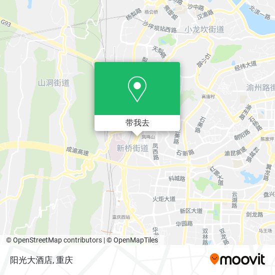 阳光大酒店地图