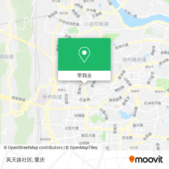 凤天路社区地图