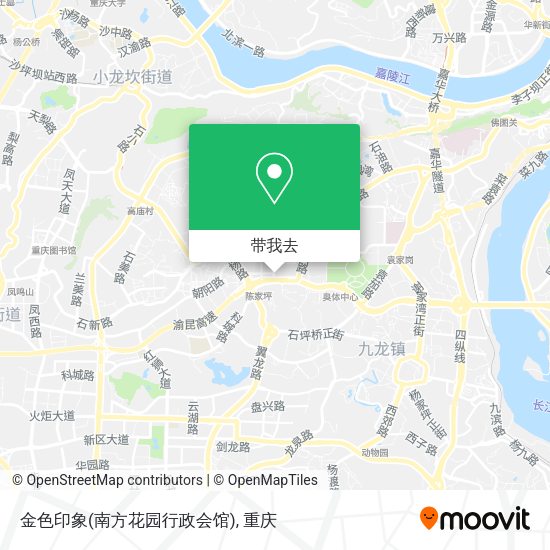 金色印象(南方花园行政会馆)地图