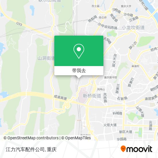 江力汽车配件公司地图