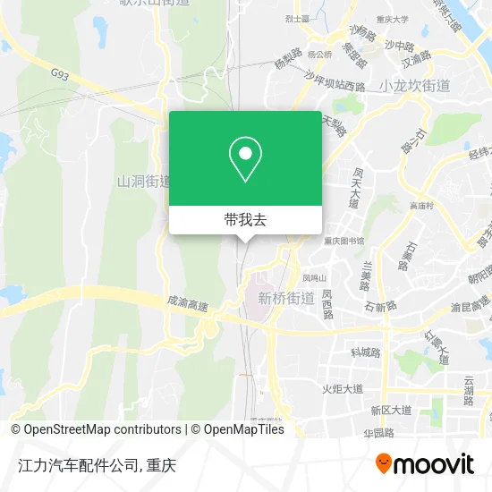 江力汽车配件公司地图