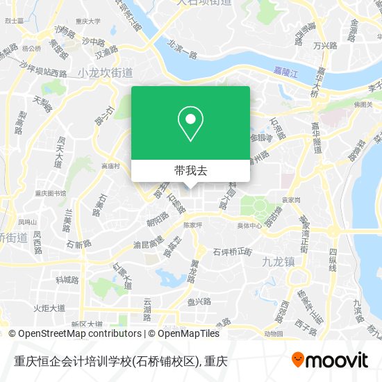 重庆恒企会计培训学校(石桥铺校区)地图
