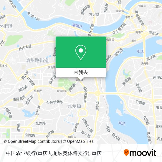 中国农业银行(重庆九龙坡奥体路支行)地图