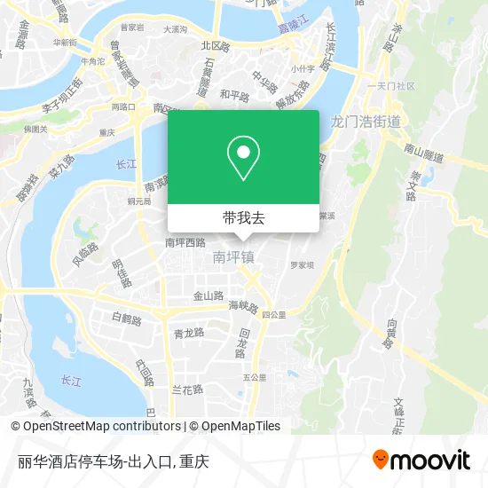 丽华酒店停车场-出入口地图