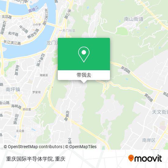 重庆国际半导体学院地图