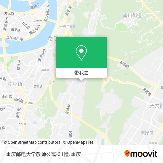 重庆邮电大学教师公寓-31幢地图