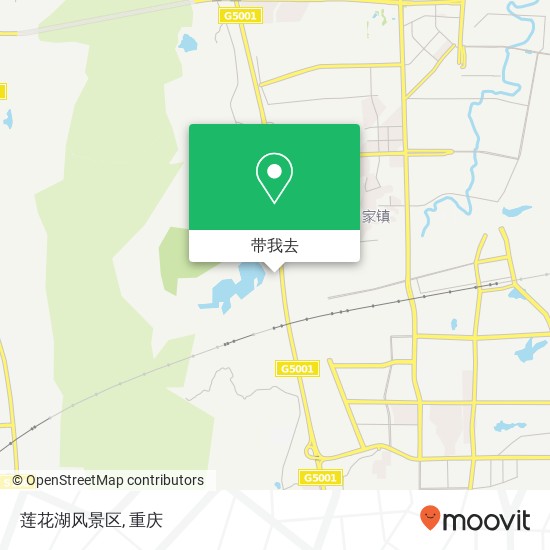 莲花湖风景区地图