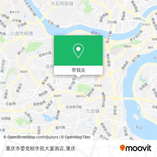 重庆市委党校学苑大厦酒店地图