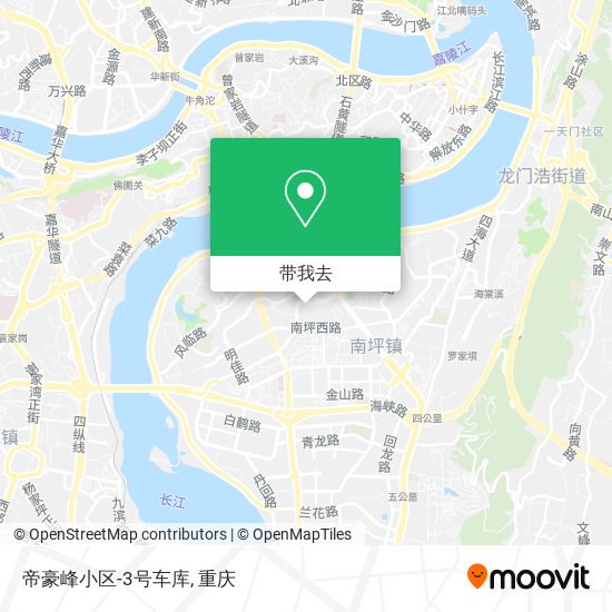 帝豪峰小区-3号车库地图
