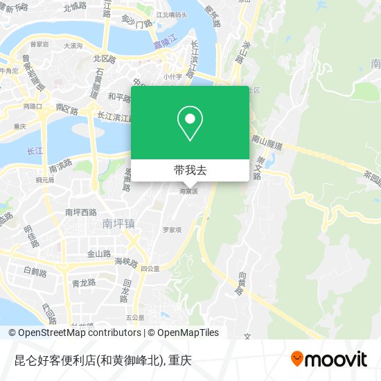 昆仑好客便利店(和黄御峰北)地图