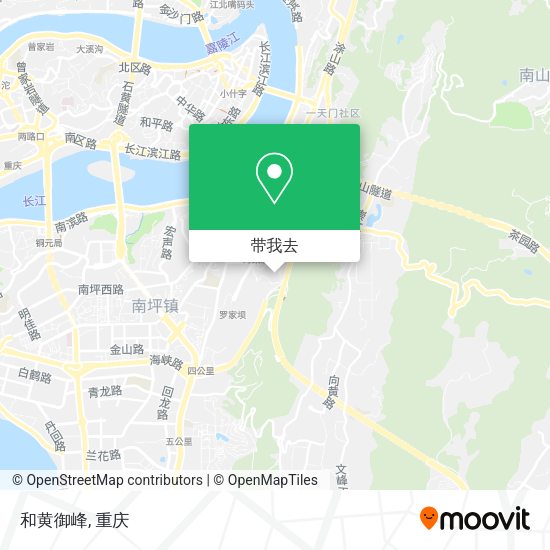 和黄御峰地图