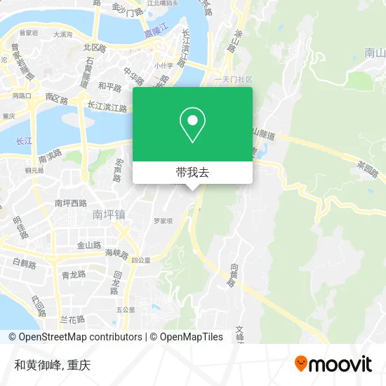 和黄御峰地图