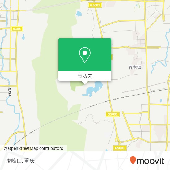 虎峰山地图