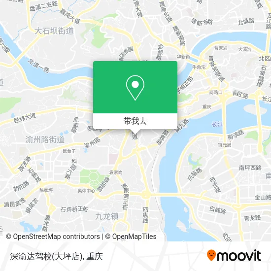 深渝达驾校(大坪店)地图