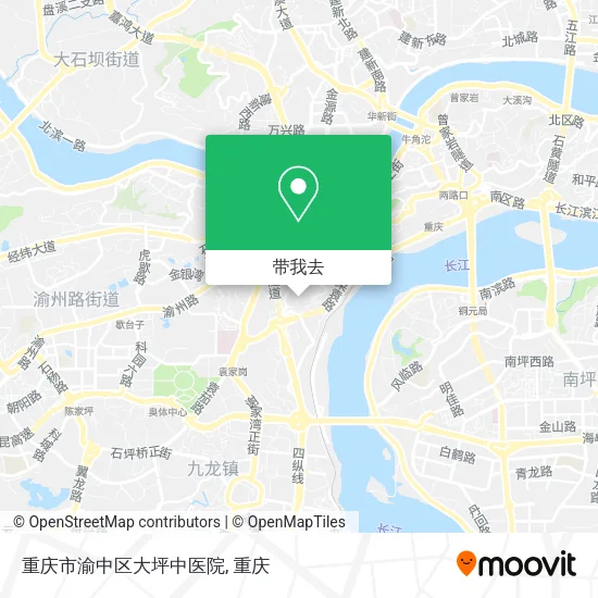 重庆市渝中区大坪中医院地图