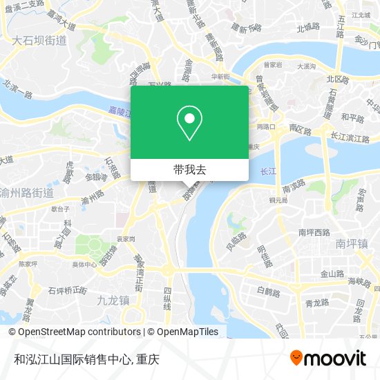 和泓江山国际销售中心地图