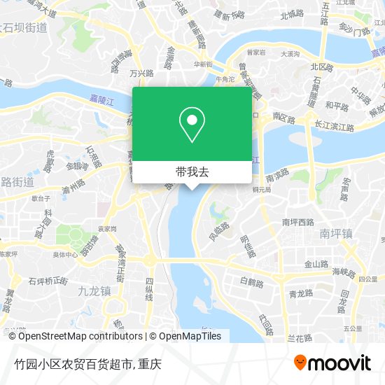 竹园小区农贸百货超市地图