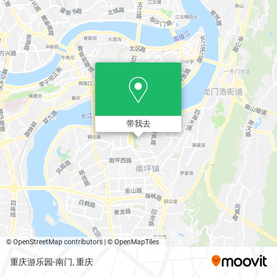 重庆游乐园-南门地图