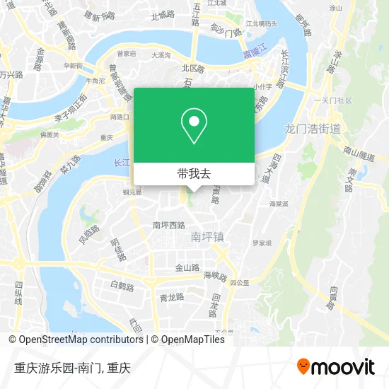重庆游乐园-南门地图