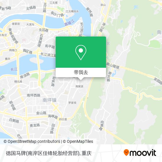 德国马牌(南岸区佳锋轮胎经营部)地图