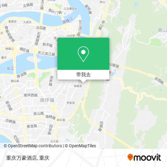 重庆万豪酒店地图