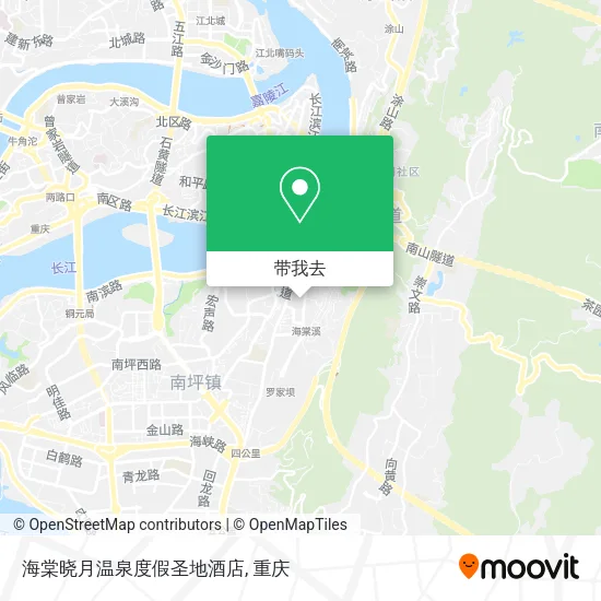 海棠晓月温泉度假圣地酒店地图