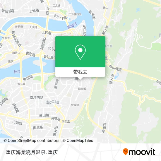 重庆海棠晓月温泉地图