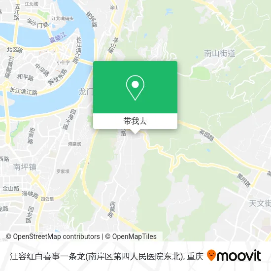 汪容红白喜事一条龙(南岸区第四人民医院东北)地图
