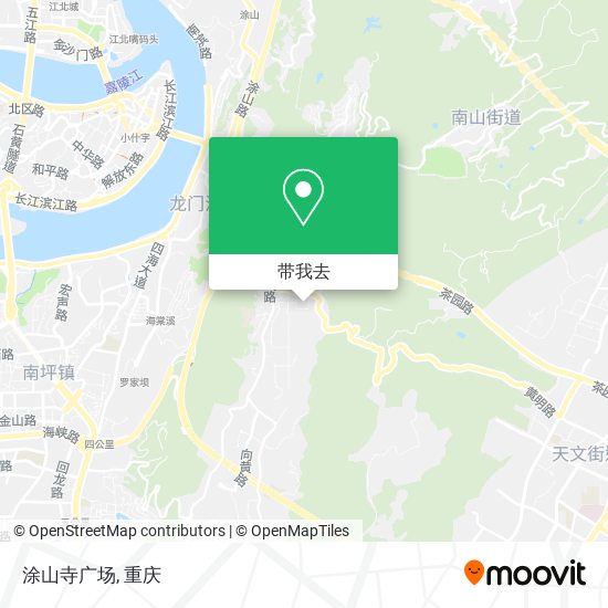 涂山寺广场地图