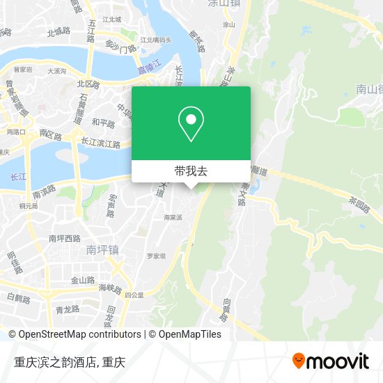 重庆滨之韵酒店地图