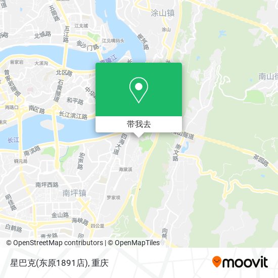 星巴克(东原1891店)地图
