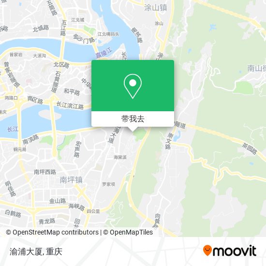 渝浦大厦地图