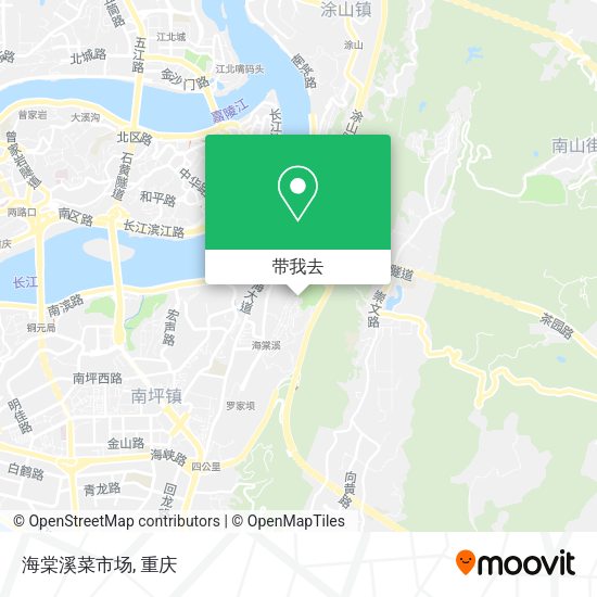 海棠溪菜市场地图