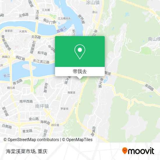 海棠溪菜市场地图