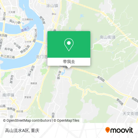 高山流水A区地图