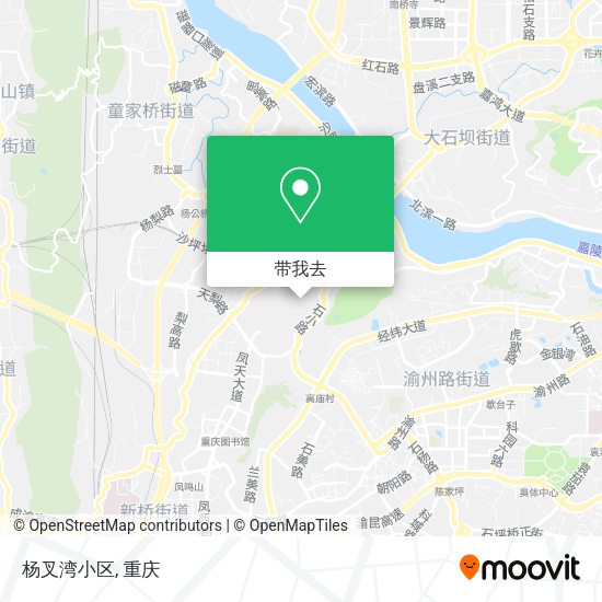 杨叉湾小区地图