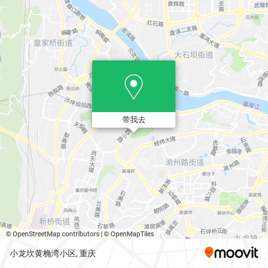 小龙坎黄桷湾小区地图
