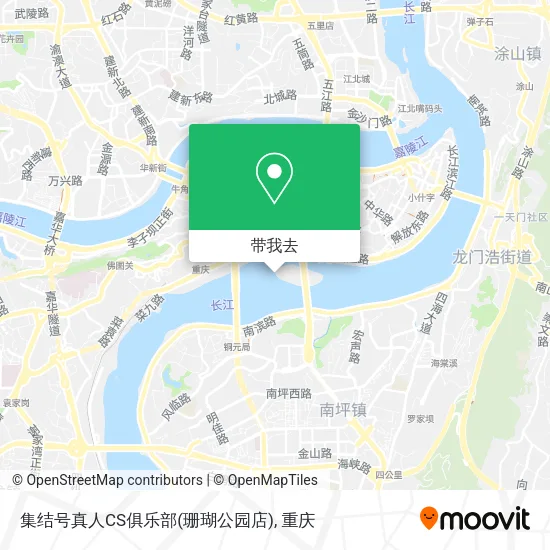 集结号真人CS俱乐部(珊瑚公园店)地图