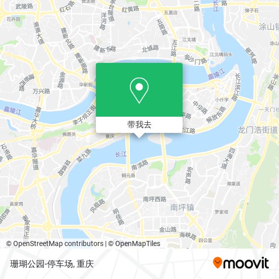 珊瑚公园-停车场地图