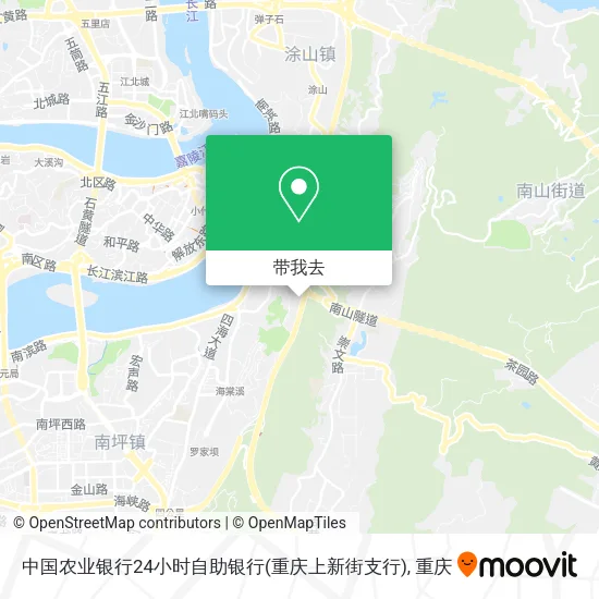 中国农业银行24小时自助银行(重庆上新街支行)地图