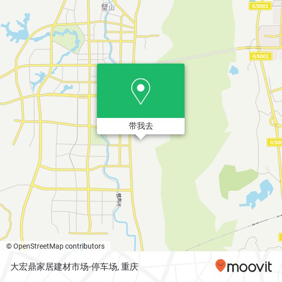 大宏鼎家居建材市场-停车场地图