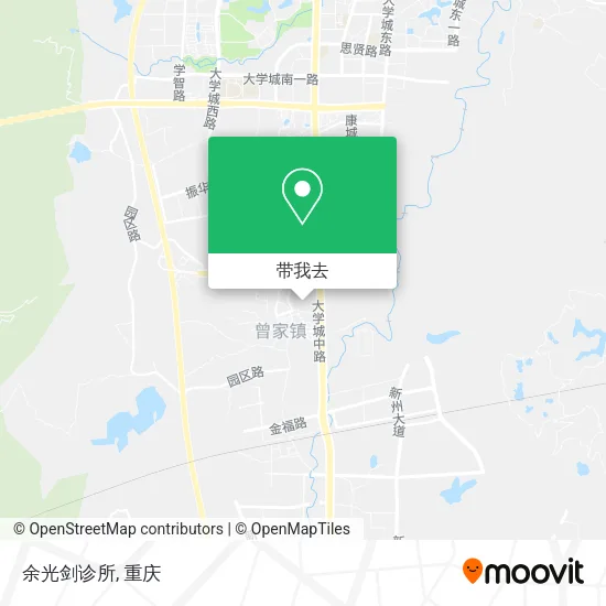 余光剑诊所地图