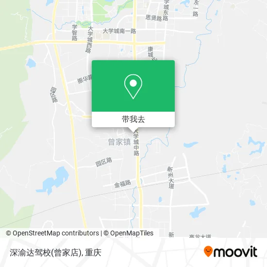 深渝达驾校(曾家店)地图