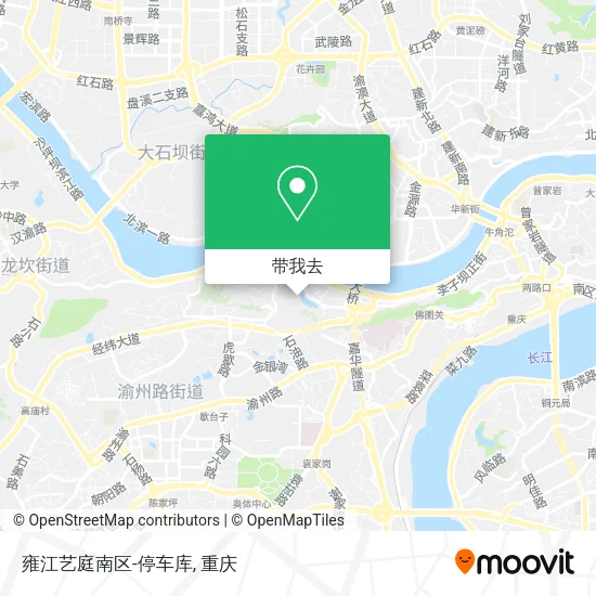 雍江艺庭南区-停车库地图