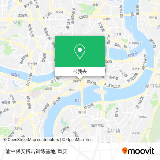 渝中保安搏击训练基地地图